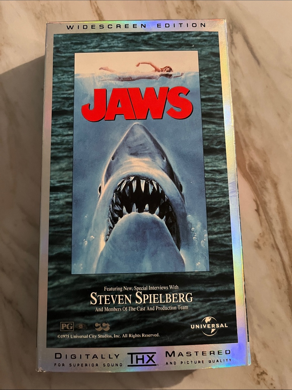 JAWS Widescreen Edition VHS Exc